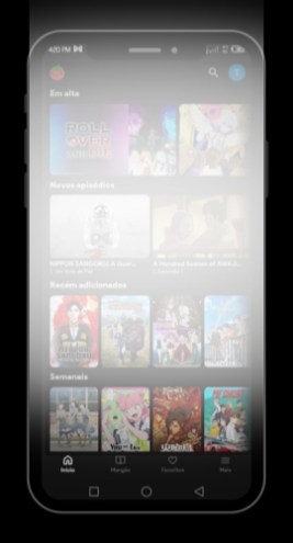 Passo 4 — Usando o aplicativo Tomato Animes para assistir anime e mangá no Android